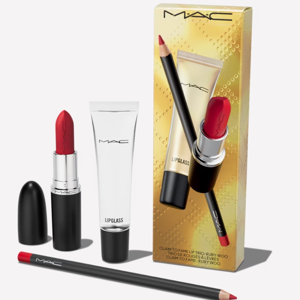 MAC CLAIM TO FAME LIP TRIO SET